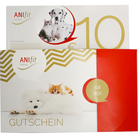 Dog Provital Accessories Advertising material Anifit 10 EUR Gutschein 1 Piece -3- Anifit